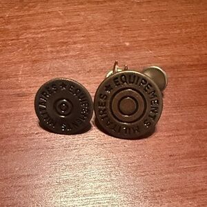 Brass Bullet Cufflinks